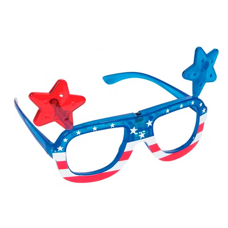 LIGHT UP GLASSES PATRIOTIC