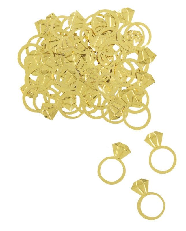 DIAMOND RING GOLD FOIL CONFETTI
