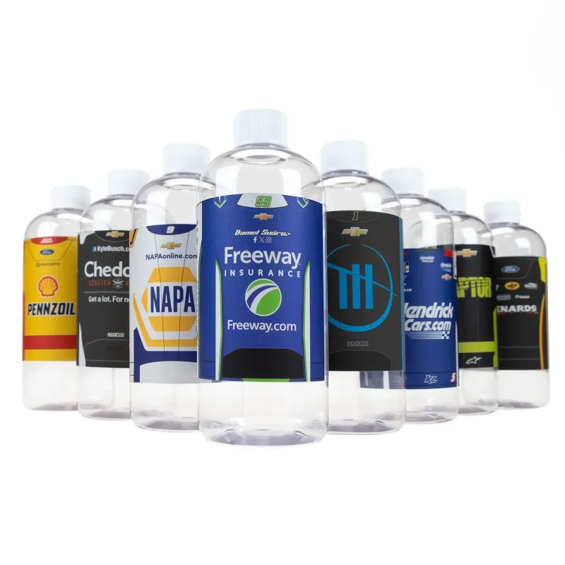 16CT BOTTLE LABLES NASCAR