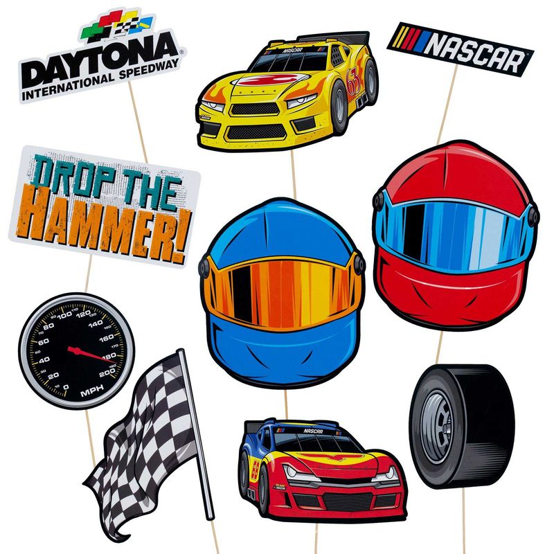 10CT PHOTO BOOTH PROPS NASCAR