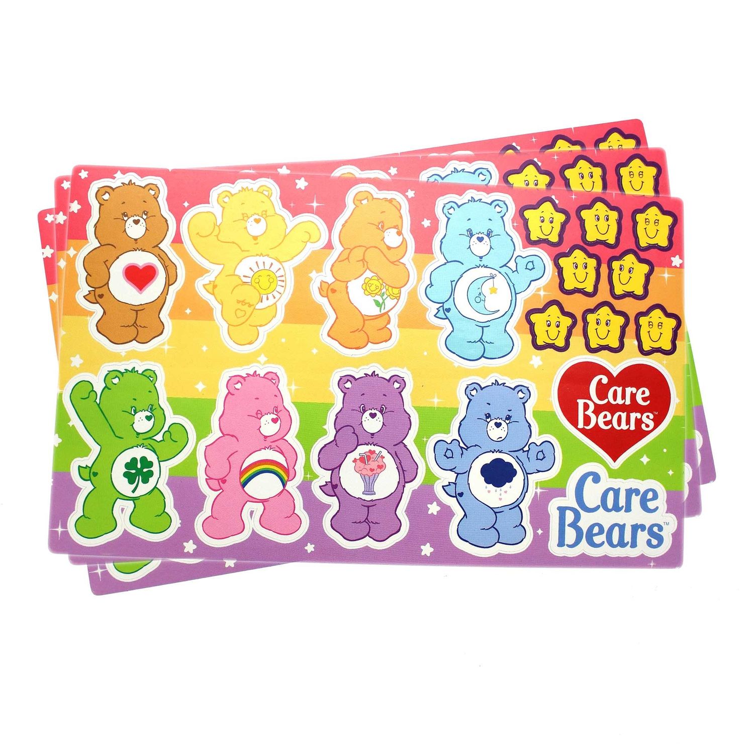 8 SHEETS STICKERS CARE BEARS