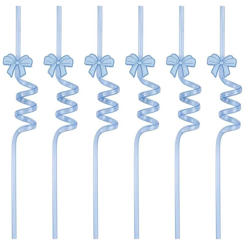 6CT STRAWS DAINTY BOWS