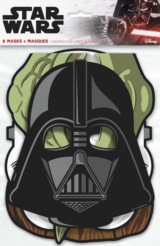 8CT MASKS STAR WARS CLASSIC