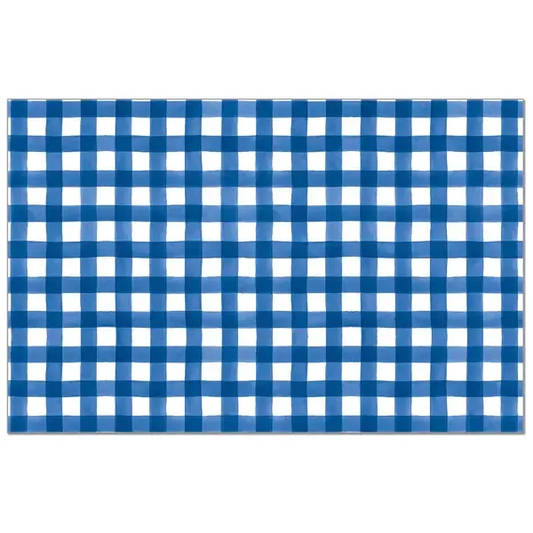 24CT PLACEMATS BLUE GINGHAM