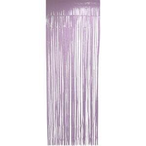 FRINGE DOOR CURTAIN PASTEL PURPLE