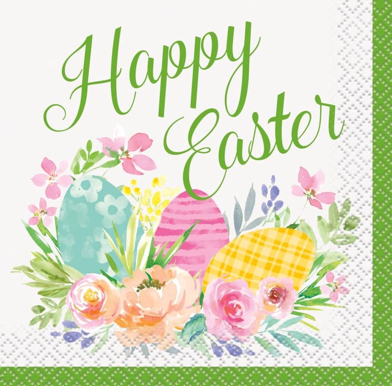 16CT BEV WATERCOLOR PASTEL EASTER