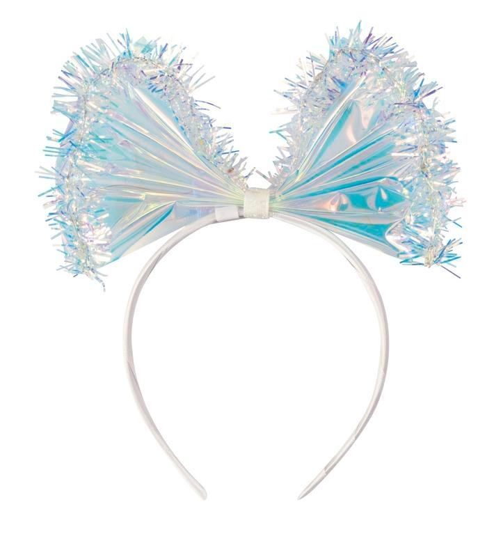 LED IRIDESCENT BOW HEADBAND