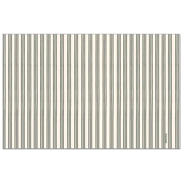 24CT PLACEMATS BLACK TICKING
