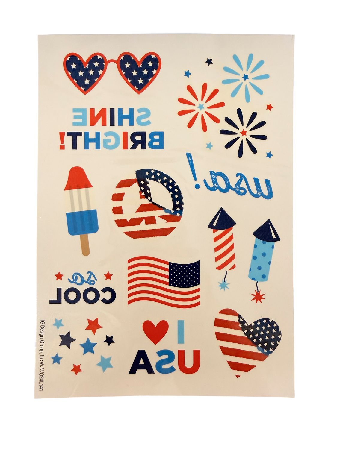 24CT TATTOOS PATRIOTIC