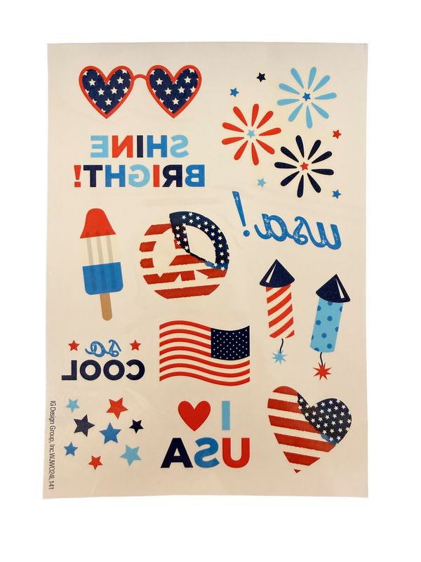 24CT TATTOOS PATRIOTIC