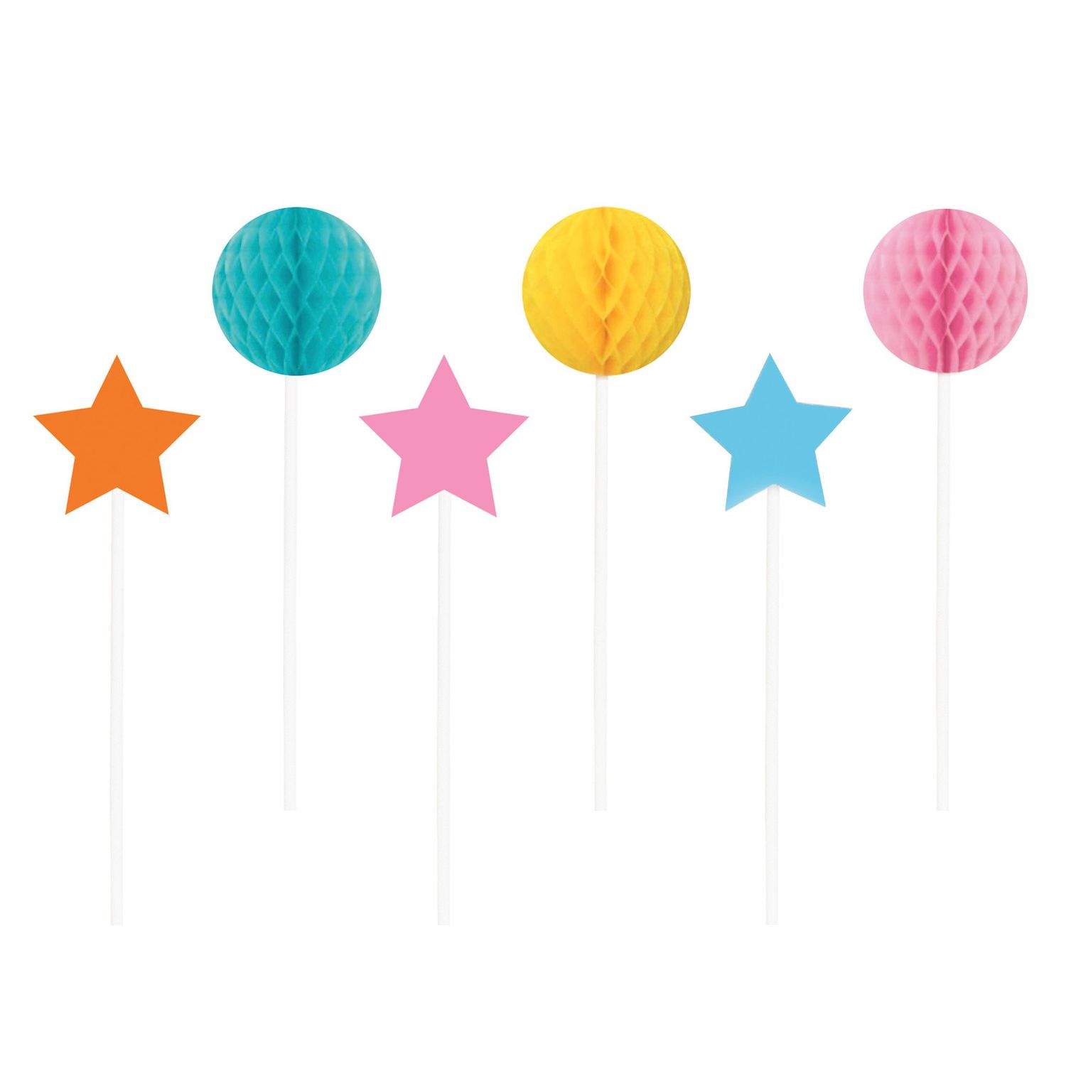 12CT CUPCAKE KIT STARS &amp; BALLS