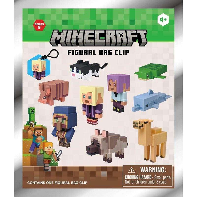 MINECRAFT 3D BAG CLIP SERIES 5