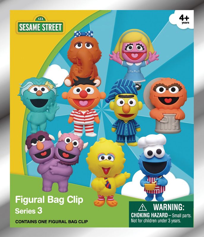 SESAME STREET 3D BAG CLIP SERIES 3