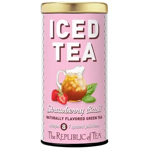 REPUBLIC OF TEA ICED STRAWBERRY BASIL
