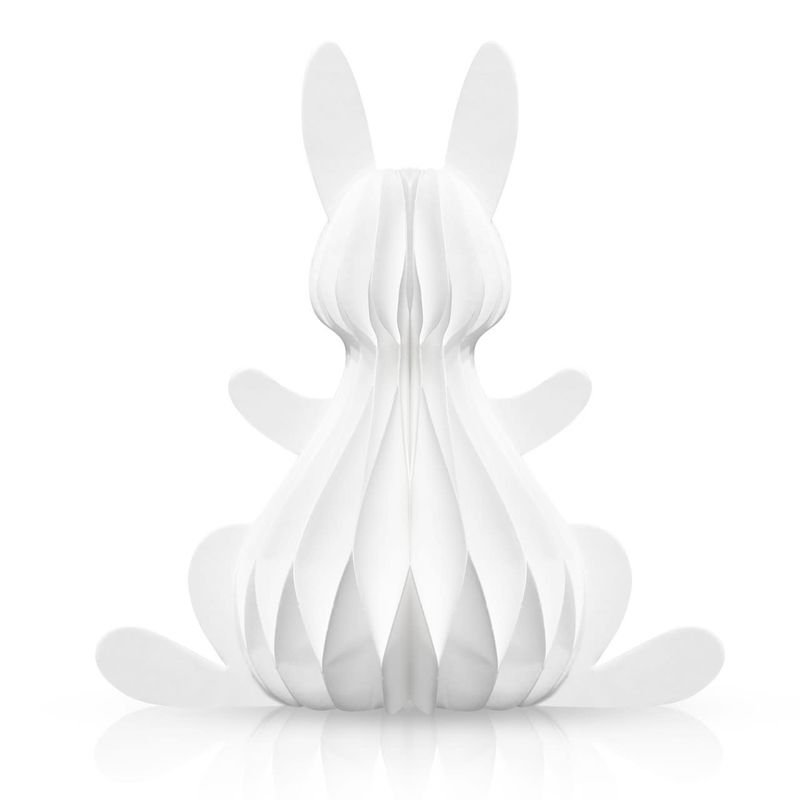 HONEYCOMB PAPER BUNNY WHITE SMALL