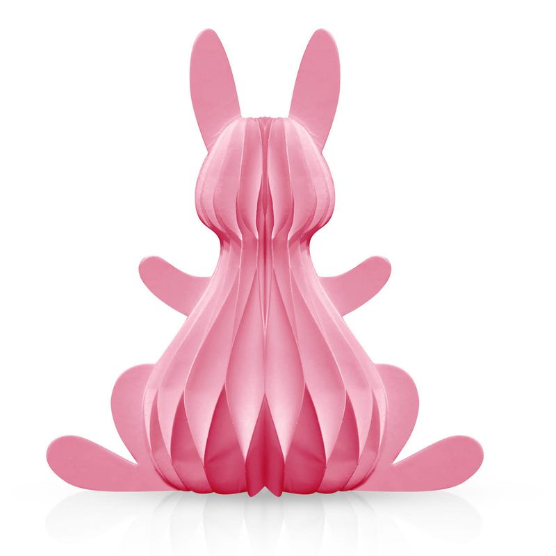 HONEYCOMB PAPER BUNNY PINK SMALL