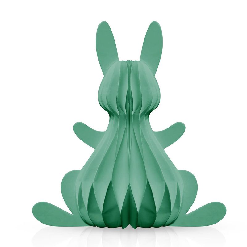 HONEYCOMB PAPER BUNNY TEAL SMALL