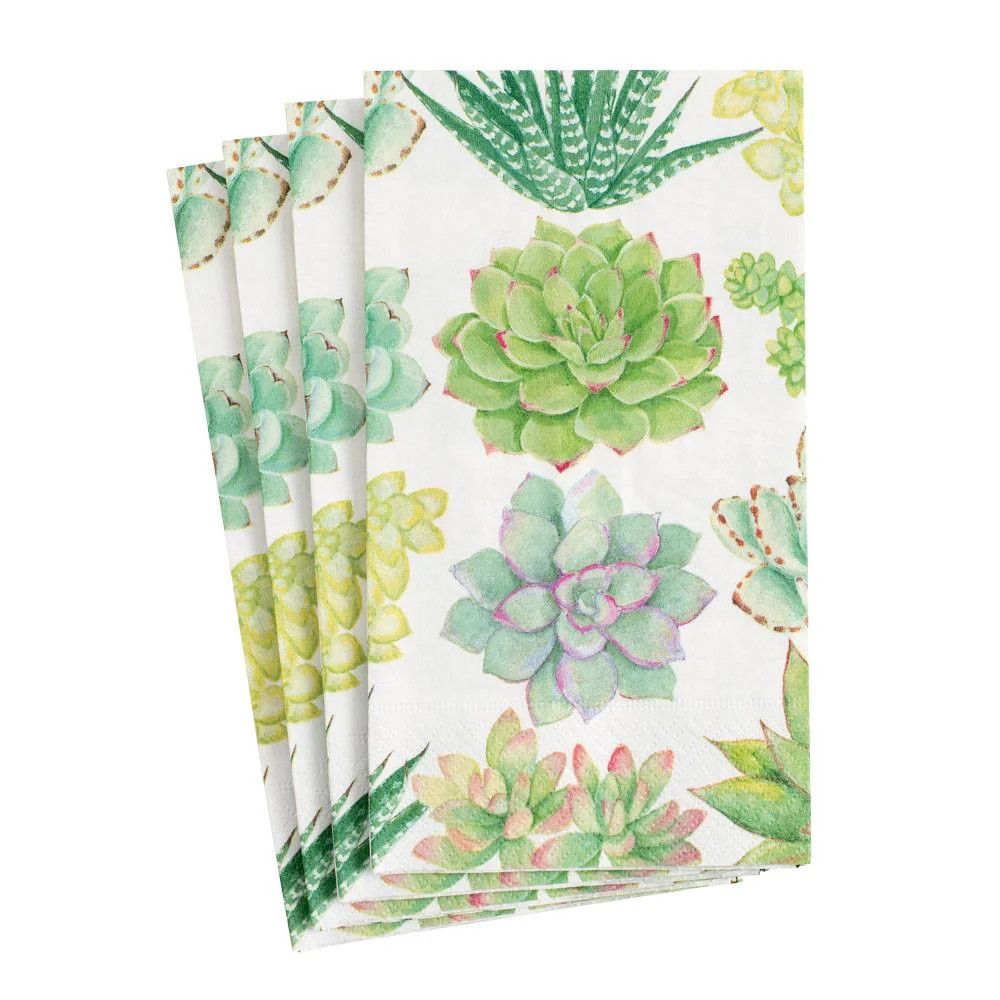 Succulents Guest Towels -15 Count