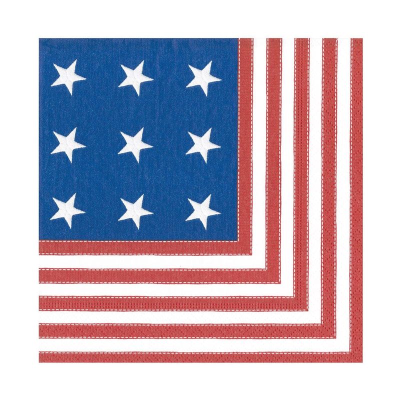 Star Spangled Luncheon Napkins - 20 Count