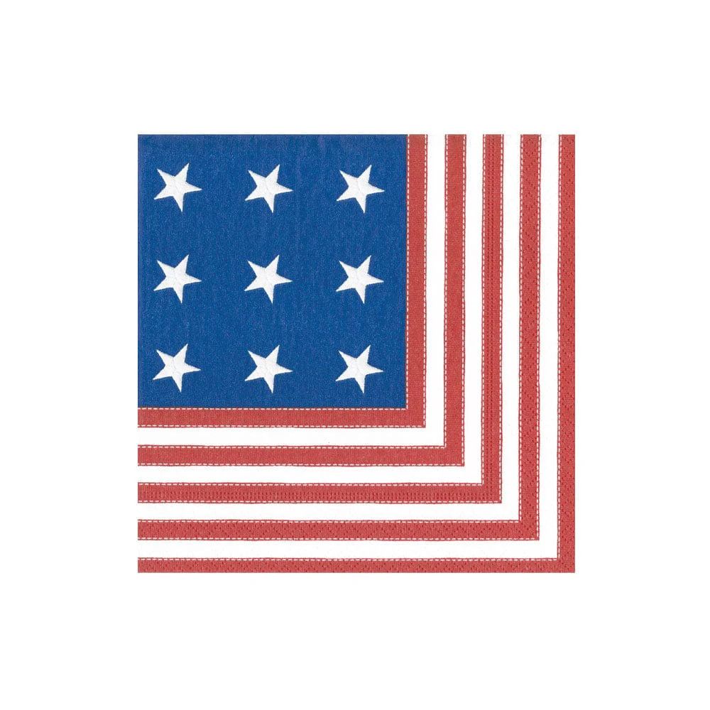 Star Spangled Cocktail Napkins - 20 Count