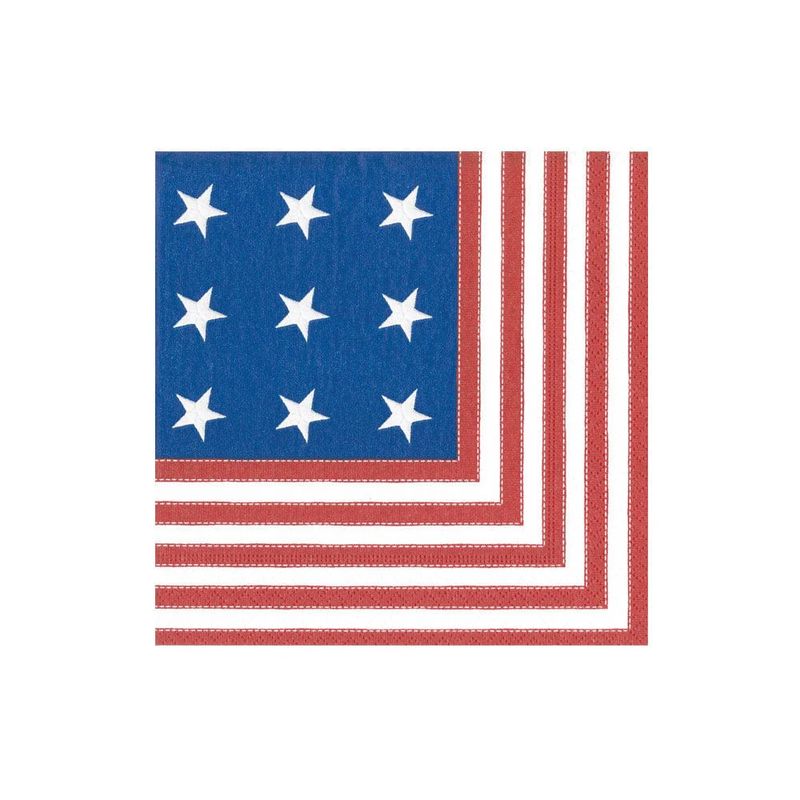 Star Spangled Cocktail Napkins - 20 Count