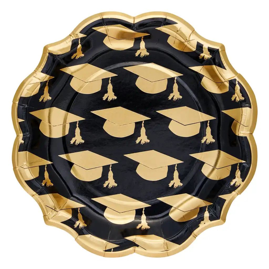 Classic Grad Salad 8in Plates - 8 Count