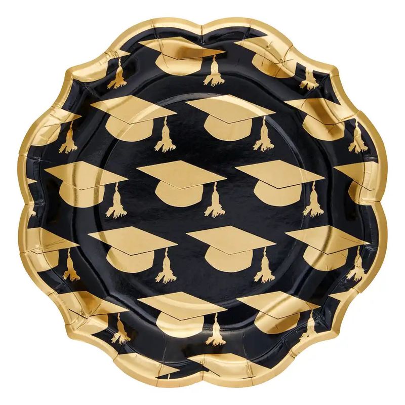 Classic Grad Salad 8in Plates - 8 Count