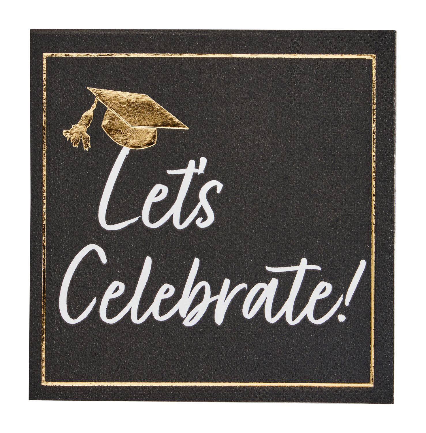 Classic Grad Cocktail Napkins - 26 Count