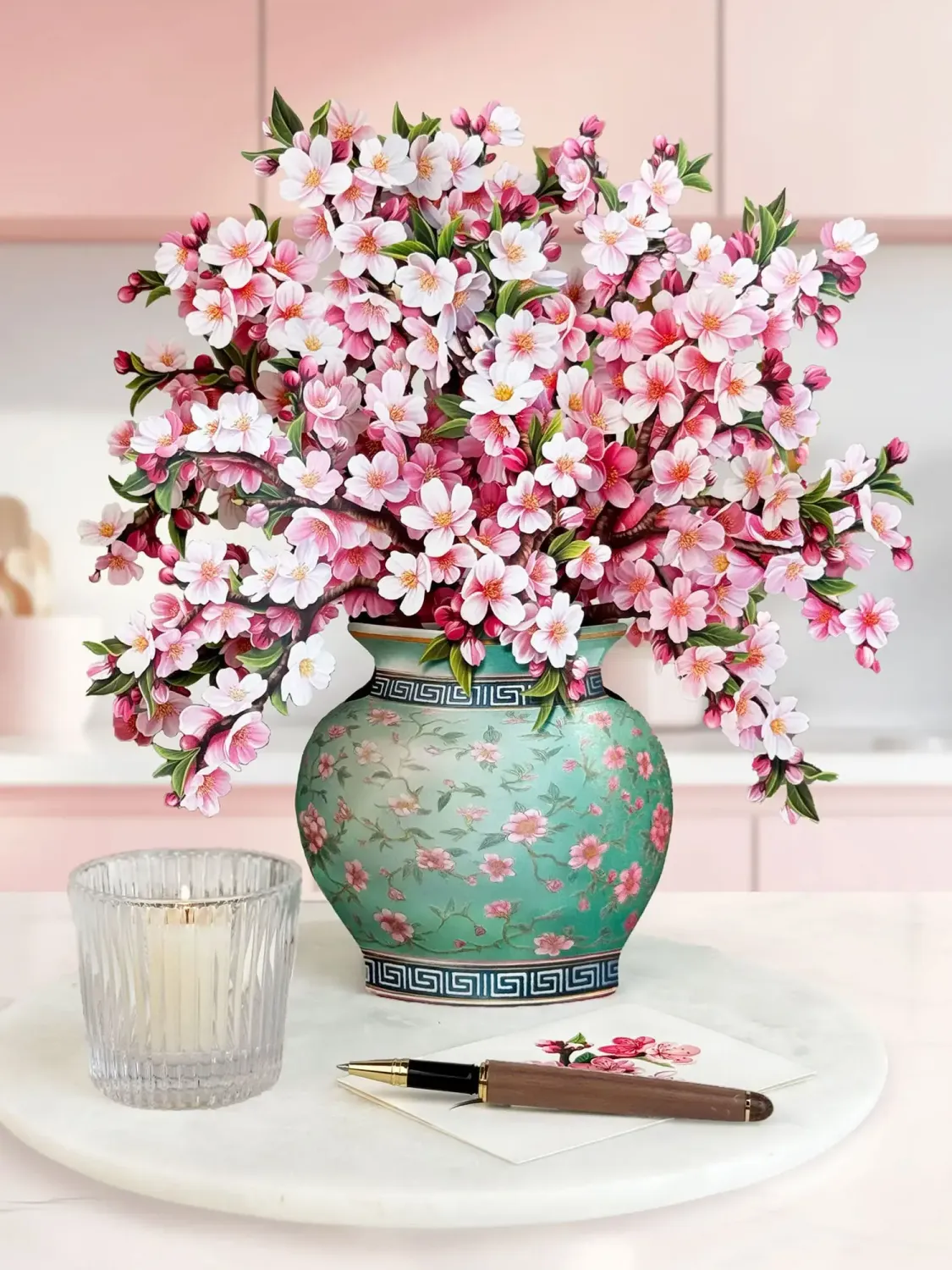 Japanese Cherry Blossoms Pop Up Flower Bouquet