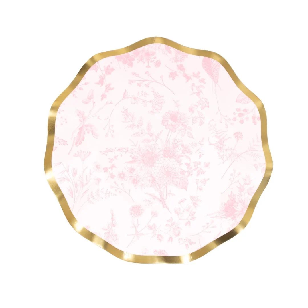 Timeless Blush Appetizer 7in Plate - 8 Count