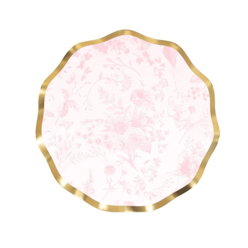 Timeless Blush Appetizer 7in Plate - 8 Count