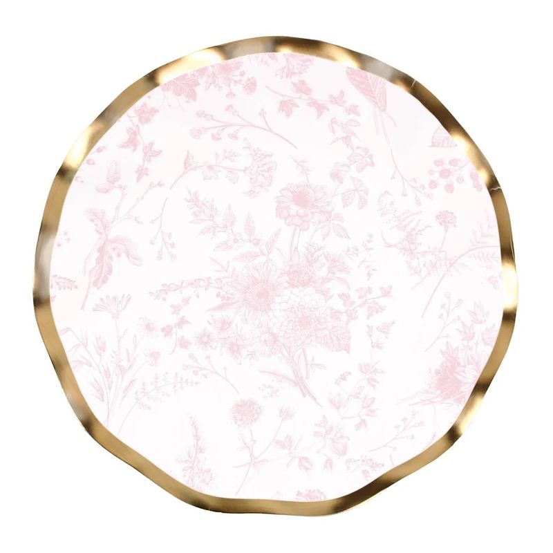 Timeless Blush Salad 8in Plates - 8 Count