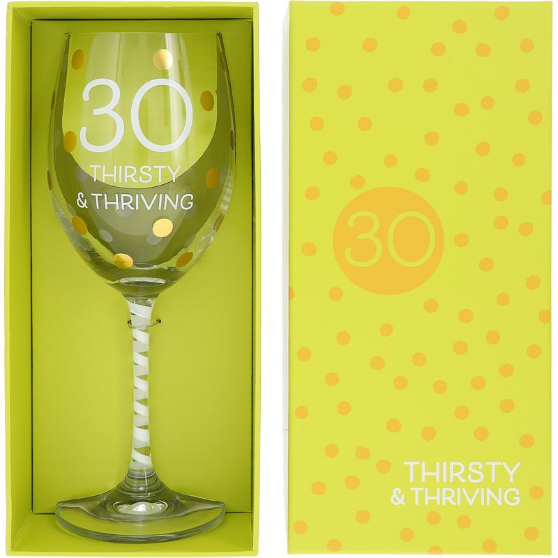 30 - Gift Boxed 16 oz Crystal Wine Glass