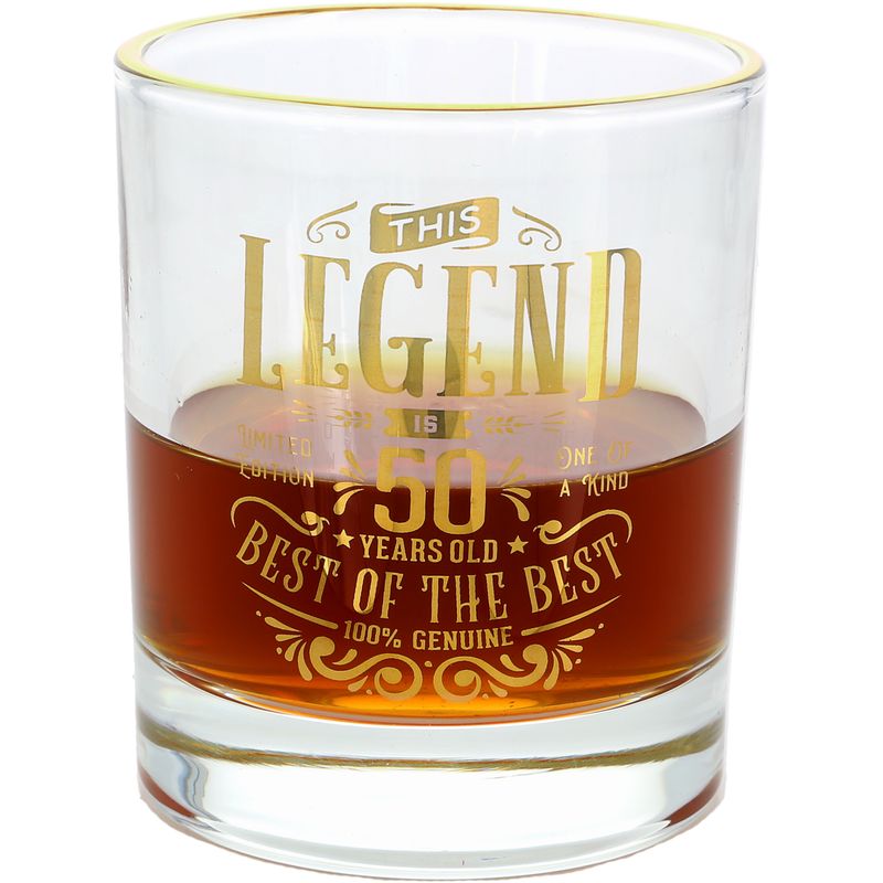 50 Years - 8 oz Rocks Glass
