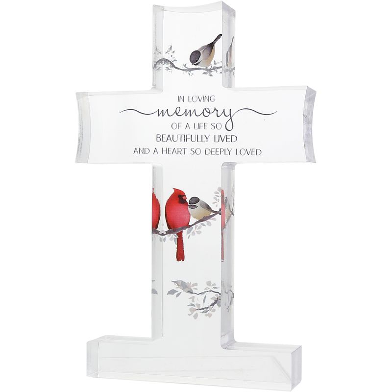 Memory - 7" Acrylic Cross Plaque