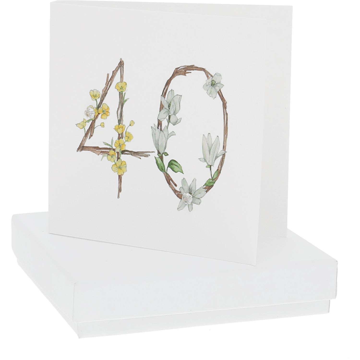 40 - 4mm Sterling Silver Cubic Zirconia Stud Earrings