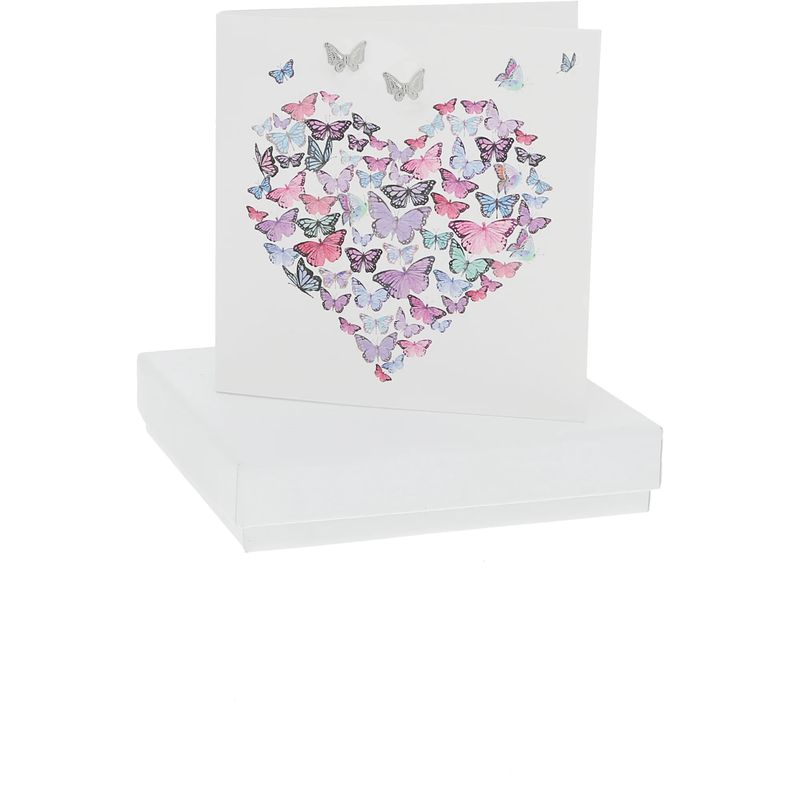 Butterflies - 7mm Sterling Silver Butterfly Stud Earrings