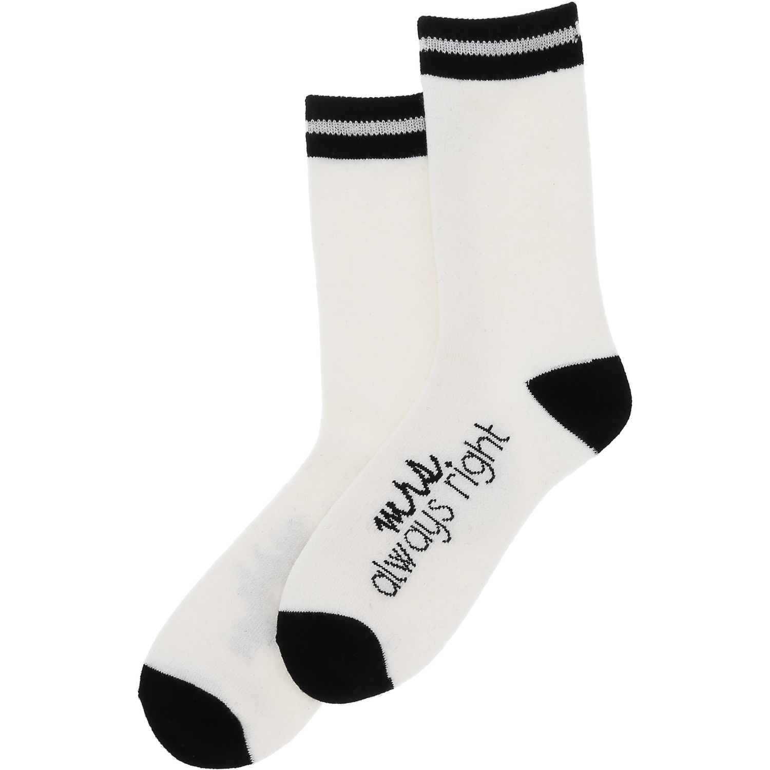 Mrs. Always Right - Ladies Crew Sock