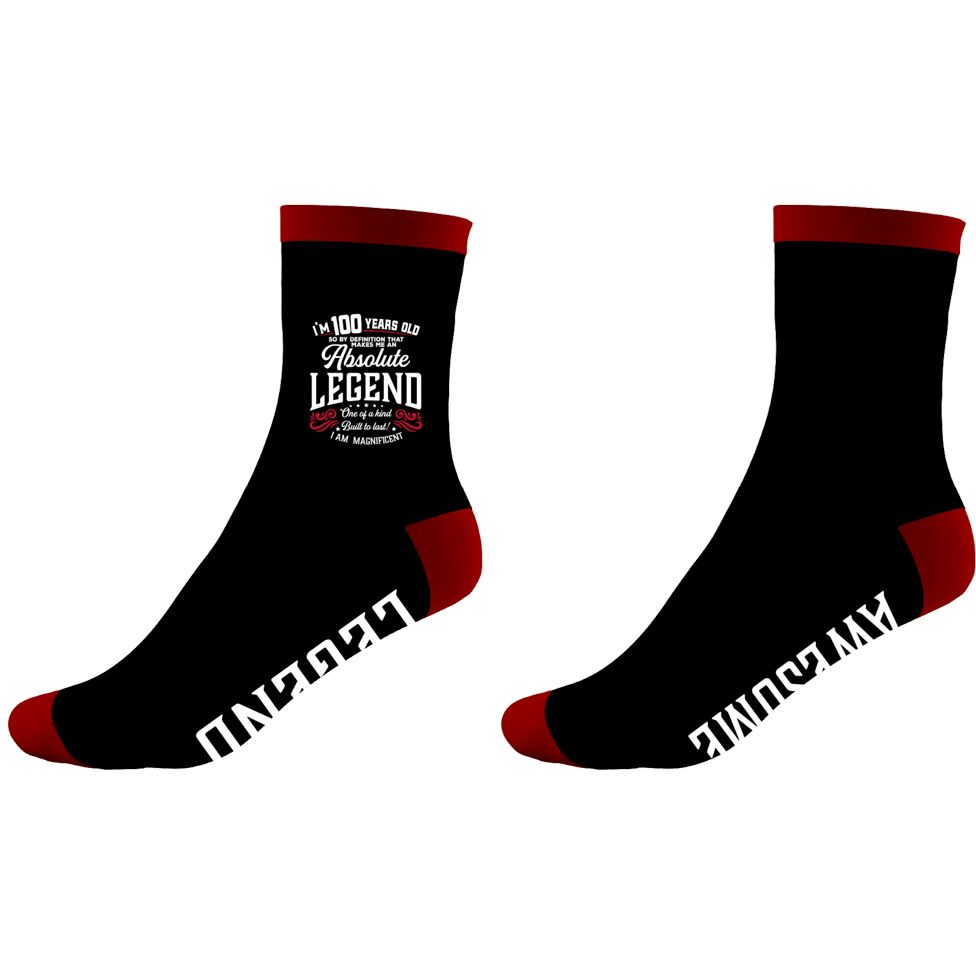 100 Years - Bamboo Crew Socks
