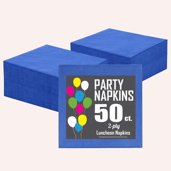Dark Blue Luncheon Napkins - 50 Count