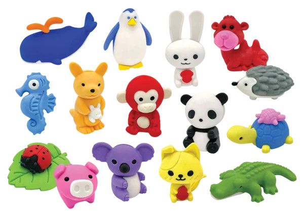 Desk Pets - Animal Friends Erasers (40 pack)
