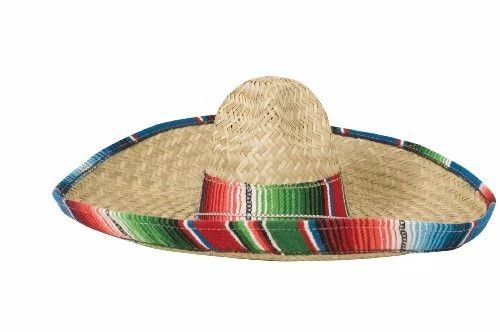 Sombrero With Serape Band and Edge
