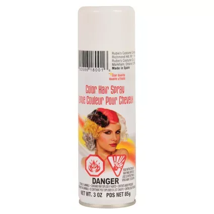 White Hair Spray