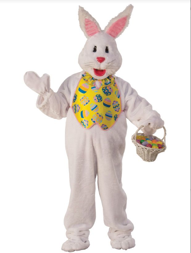 Deluxe Standard Bunny Mascot Costume, Size: STANDARD