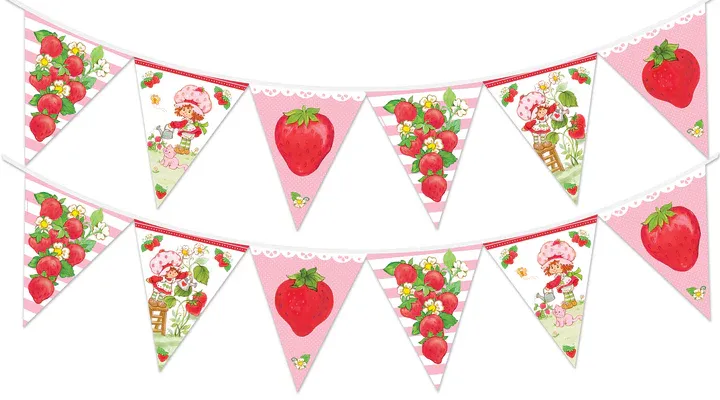 Strawberry Shortcake Pennant Banner