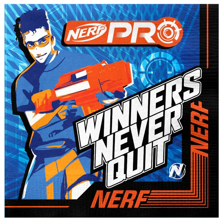 Nerf Luncheon Napkins - 16 Count