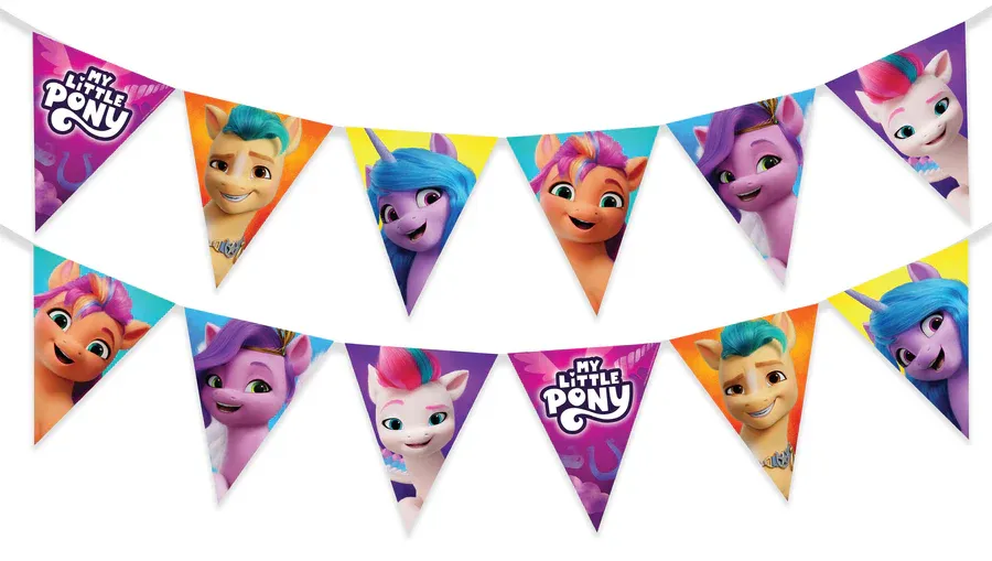 My Little Pony Birthday Pennant Banner