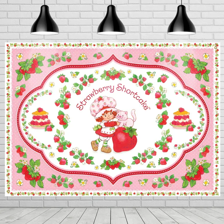 Strawberry Shortcake Backdrop