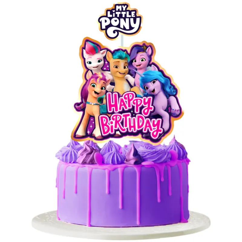 My Little Pony Cake Topper