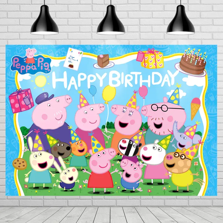 Peppa Pig Backdrop